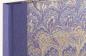 Preview: Paperblanks purple linen spine, hardcover marbled purple gold